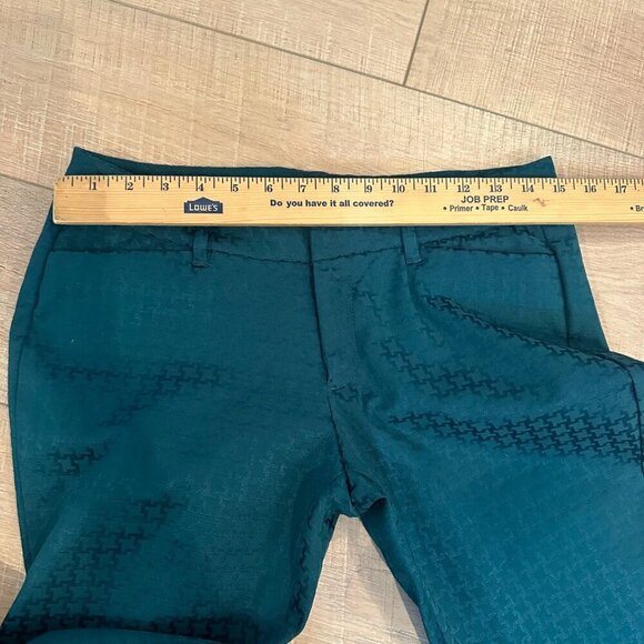 OLD NAVY PIXIE PANTS GREEN ANKLE 6 REGULAR WOMENS - Picture 5 of 11